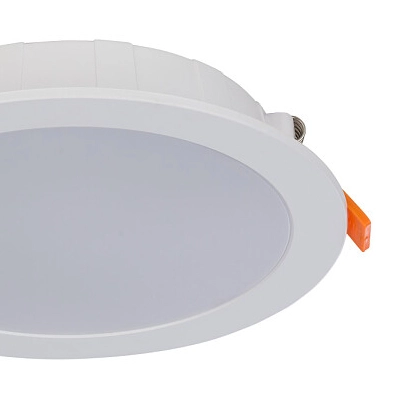 LAMPA sufitowa KOS 8777 Nowodvorski okrągła OPRAWA LED 16W 3000K wpust do łazienki IP44 biały