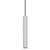 Zwis lampa sopel podłużna Fourty 10902 Nowodvorski stick jedwabisty szary