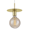 LAMPA wisząca DISC 106150 Markslojd metalowa OPRAWA zwis na przewodzie mosiądz