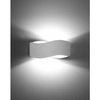 Metalowa lampa ścienna SL.1017 biały kinkiet do sypialni