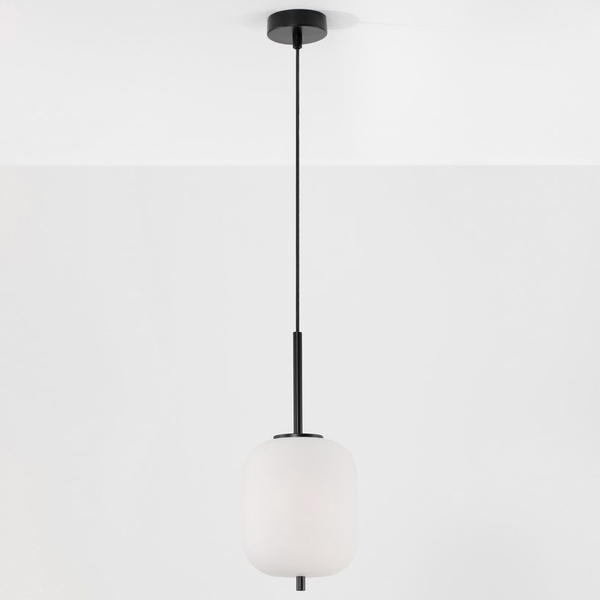 Nowoczesna lampa wisząca Marc LE42722 czarna do przedpokoju loftowy zwis