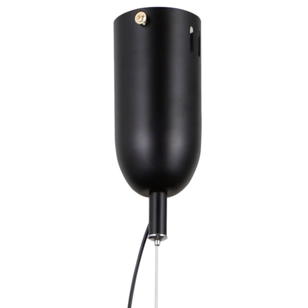 Zwieszana lampa Fuente PND-34395-5-BK LED 125W 3000K czarny przezroczysty