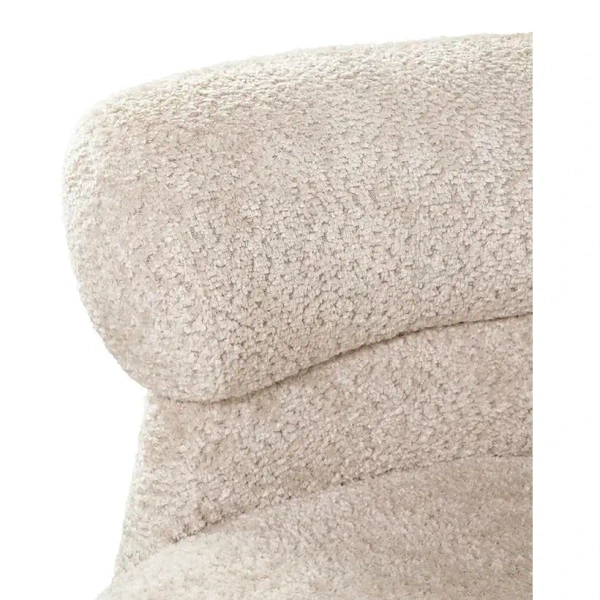 Nowoczesny fotel wypoczynkowy MADAME MM001501100359 beżowy tkanina 74cm