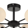 Okrągła lampa sufitowa Cohen COH3422-02 do jadalni czarna