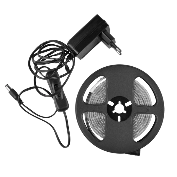 Taśma ledowa z zasilaczem zestaw 2m 324177 LED 9W 4000K 24V IP65 biała