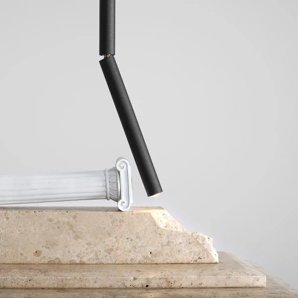 Regulowana lampa sufitowa Stick 1084PL_G1_S Aldex tuba czarny