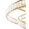 Kryształowa lampa wisząca WAVE MSE1501100538 LED 70W 3000K złota