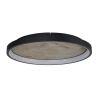Plafon metalowy do salonu KRYPTON AZ6665 LED 40W CCT brązowy czarny