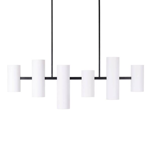 Lampa wisząca Laxer P0504 Maxlight wielopunktowa tuby metal biały