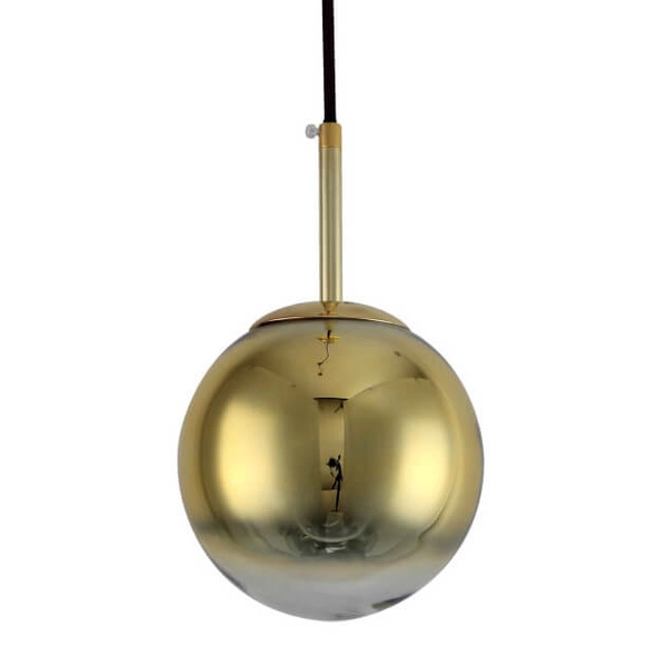 Okrągła lampa wisząca Palla LP-2844/1P S GD Light Prestige kulka ball złota