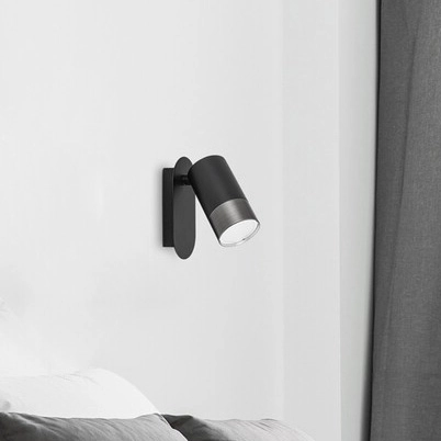 Nowoczesna LAMPA ścienna ZIRCON 5069 Rabalux regulowany kinkiet tuba do sypialni czarna