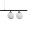 LAMPA wisząca BELMONTE PND-9152-4-OPAL Italux modernistyczna czarna