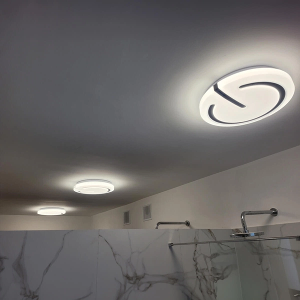 Łazienkowa lampa sufitowa Falcon LED 24W 4100K okrągła biała