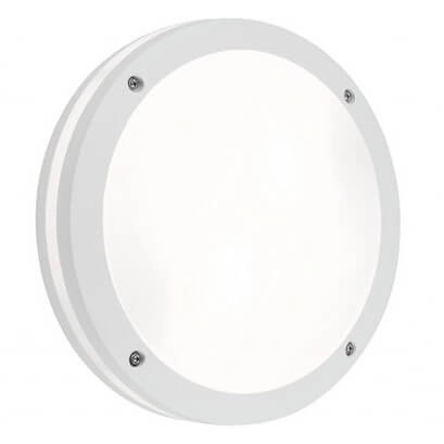 Okrągła lampa przyścienna FANO AZ4373 Azzardo IP54 na zewnątrz biały