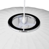 Lampa wisząca SILK FLAT ST-2328-60 z tkaniny kula biały