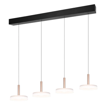 Wisząca lampa na listwie CELESTE 354910465 Trio LED 28W 3000K biały brązowy