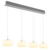 Molekułowa lampa wisząca nad stół Quintara 15744-4HN LED 24W 3000K nikiel