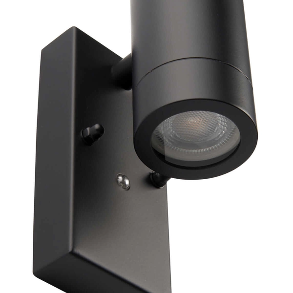 Ścienny kinkiet elewacyjny Palin 95555 Saxby IP44 czarny