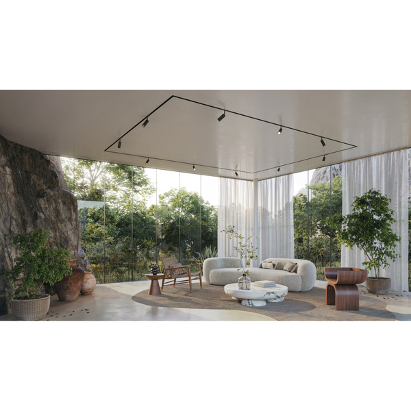 Szynowa lampa 1-fazowa Focus TR028-3-GU10-B regulowana czarna