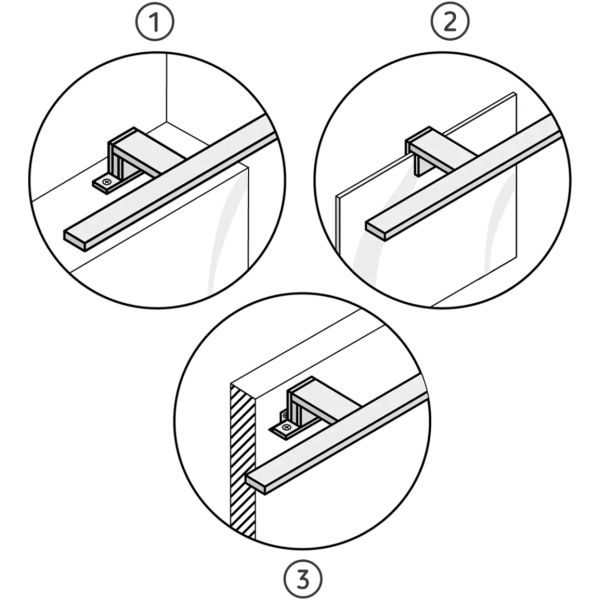Łazienkowy kinkiet ścienny Roxana 04468 LED 5W 4100K nad lustro IP44 czarny