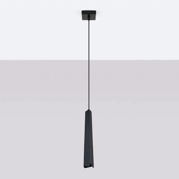 Lampa zwis do kuchni Prysm SL.1400 Sollux sopel tuba czarna