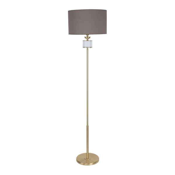 Podłogowa lampa do sypialni Verde VER-LS-1 (ZM) brązowa mosiądz