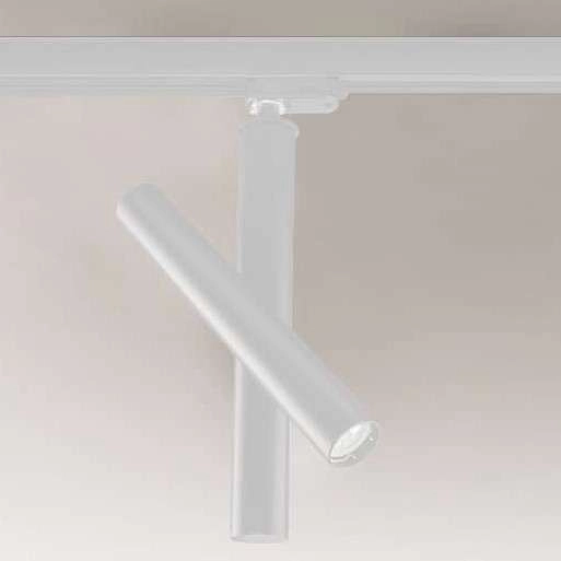 LAMPA sufitowa YABU 7706 Shilo reflektorowa OPRAWA metalowa tuba do 3-fazowego systemu szynowego biała