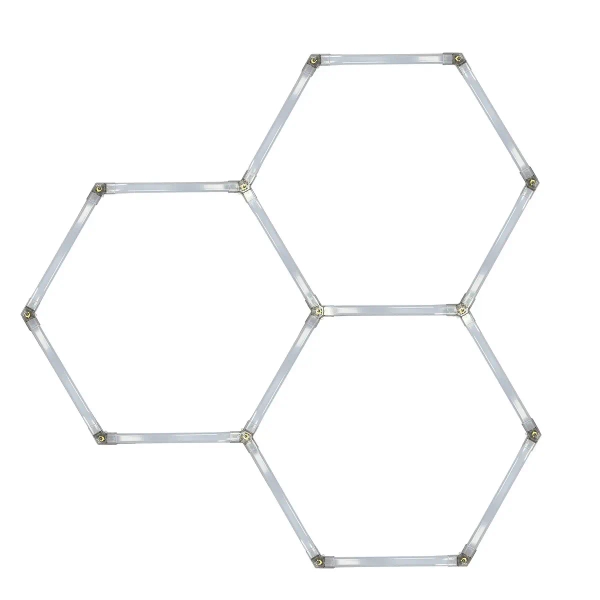 Ledowy plafon natynkowy Geometric LP-0209/3C 4K LED 4000K IP44 biały