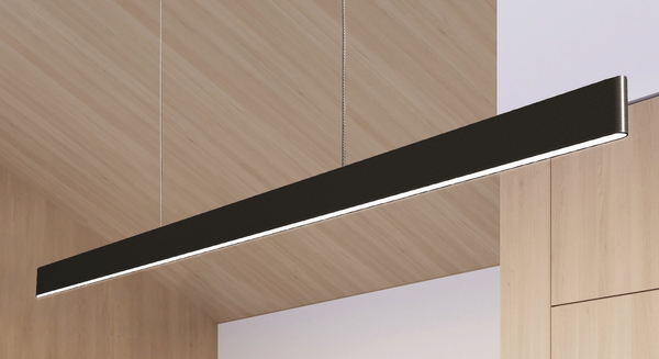 Lampa wisząca na listwie Olivier AZ5109 LED 50W 3000K czarna