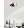 Czarna lampa sufitowa Zibal R62911132 LED 22W 3000K nad łóżko