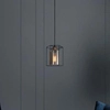 Industrialna LAMPA wisząca KALULA PND-78901-1-BK+SG Italux metalowy ZWIS druciany do przedpokoju czarny