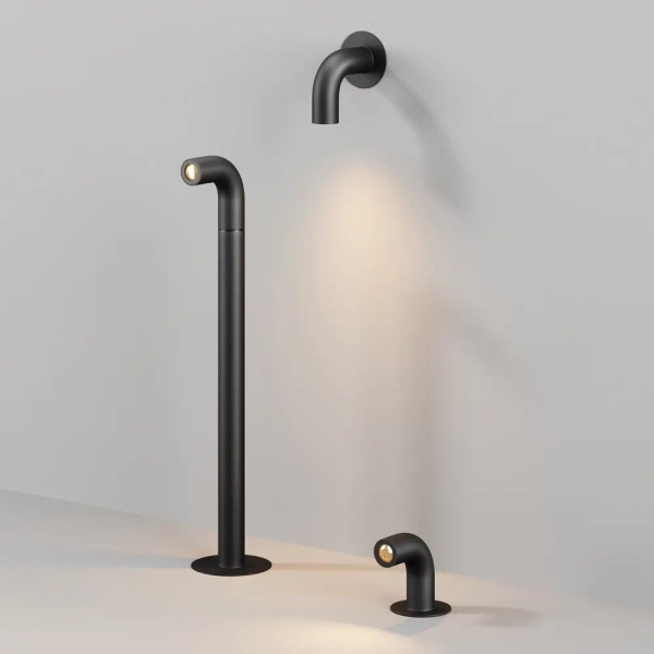 Ścienna zewnętrzna lampa Sleek O477WL-L2GF3K LED 2W 3000K IP65 grafit