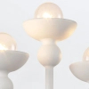 Świecznikowa lampa ścienna Cadence QN-CADENCE-6WB-WHT do salonu biały