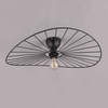 Nasufitowa lampa Chapeau R61451032 RL Light kapelusz japandi czarna
