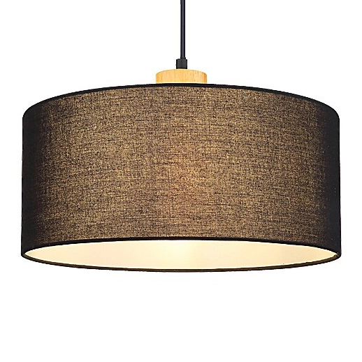 Okrągła lampa wisząca Miguel 3247 kuchenna z abażurem nad stół czarna