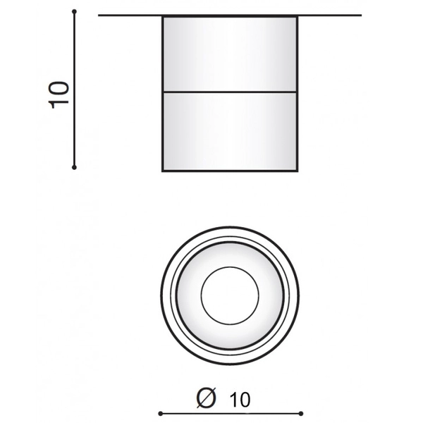 Sufitowa lampa kierunkowa Costa LED 12W 3000K metalowa czarna
