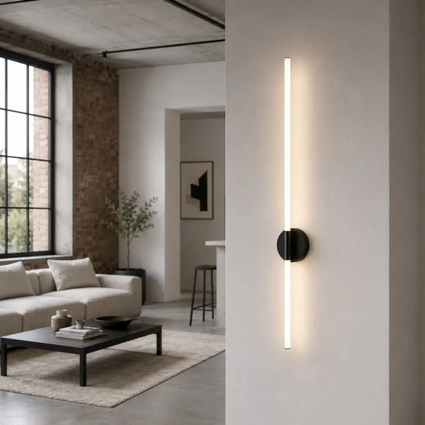 Kinkiet ścienny do sypialni FELIX ST-DL8547-BK czarny biały LED 10W 3000K belka
