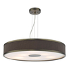 Lampa wisząca materiałowa Alvaro ALV1739 okragła brązowy