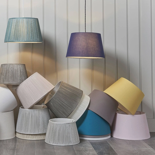 Materiałowy klosz Mia 79642 Endon abażur do lampy beżowy OUTLET