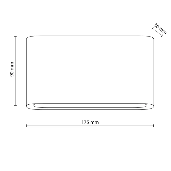 Elewacyjna lampa ścienna Arwena 18185 LED 3000K do ogrodu IP54 czarny