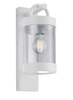 Ścienna LAMPA ogrodowa CUSTYRA  DL131204160 Trio industrialna OPRAWA elewacyjny kinkiet outdoor IP44 biały przezroczysty