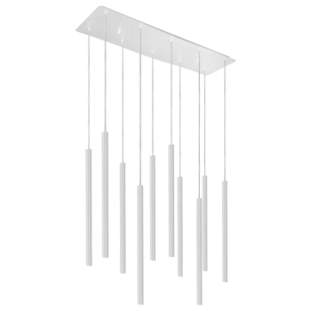 LAMPA wisząca LASER 8922 Nowodvorski metalowa OPRAWA prostokątny ZWIS tuby białe