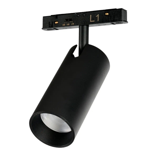 Dwufazowa lampa Alfa AZ6251 LED 20W 3000-6000K tuba reflektor czarny