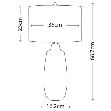 Biurkowa LAMPA stołowa NEWHAM-TL-L Elstead abażurowa LAMPKA stojąca klasyczna brąz kremowa