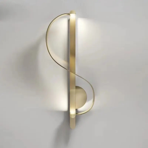 Kinkiet ścienny Serpent CGSERPENTWLED38 LED 6W 3000K złoty