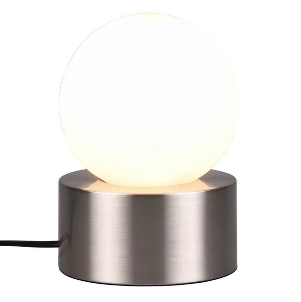 Sypialniana lampka stołowa Countess R59051007 RL Light bańka nikiel biały