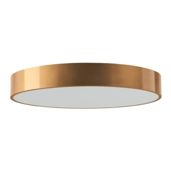 Salonowa lampa sufitowa okrągła Kengo 1408 metalowa złota
