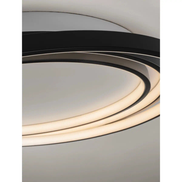 Futurystyczny Lampa sufitowa TELVIRA LE45502 LED 33W 3000K czarny
