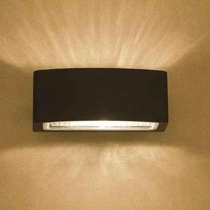 Kinkiet LAMPA elewacyjna BRICK 3408 Nowodvorski zewnętrzna OPRAWA ścienna do ogrodu IP65 outdoor grafitowa