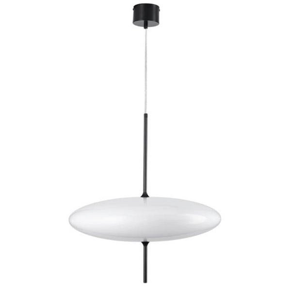 Lampa zwisowa Piatto ST-9222P Step eliptyczna biała czarna